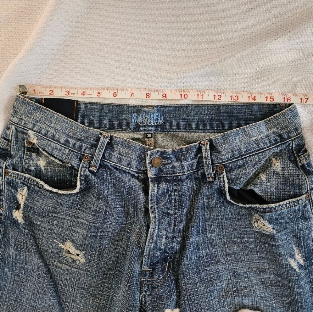 Sacred Blue Boot Cut Jeans Size 36x33 - Picture 4 of 8